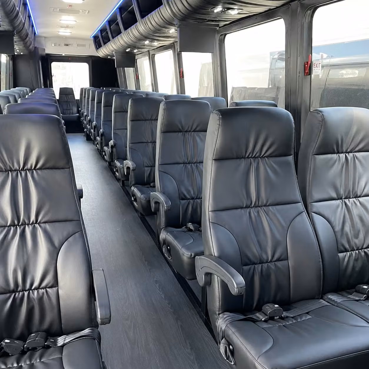 25 passenger minibus inside