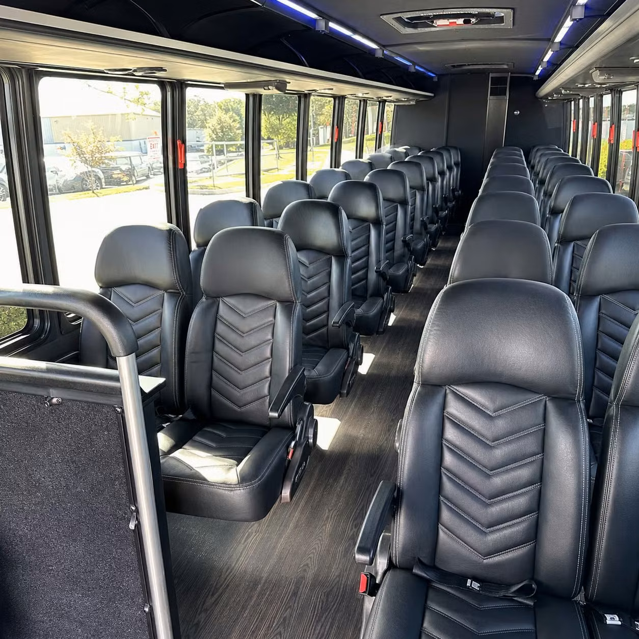 30 passenger minibus inside