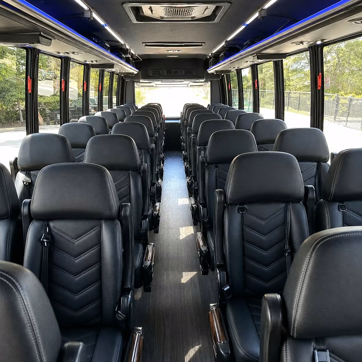 30 passenger minibus interior
