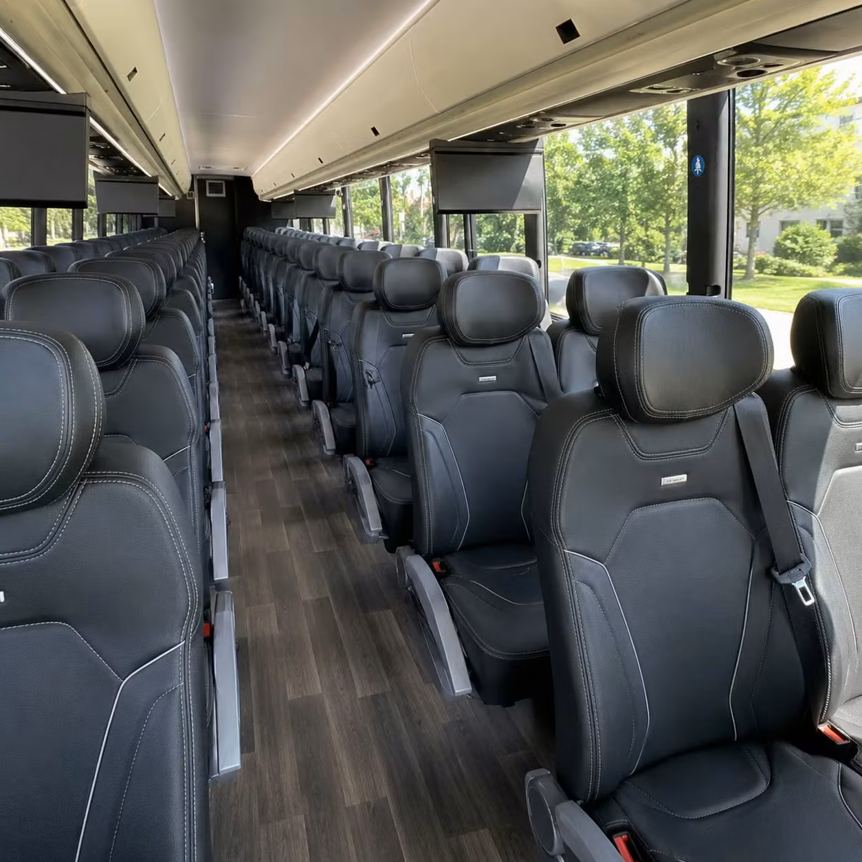 manchester charter bus interior gallery